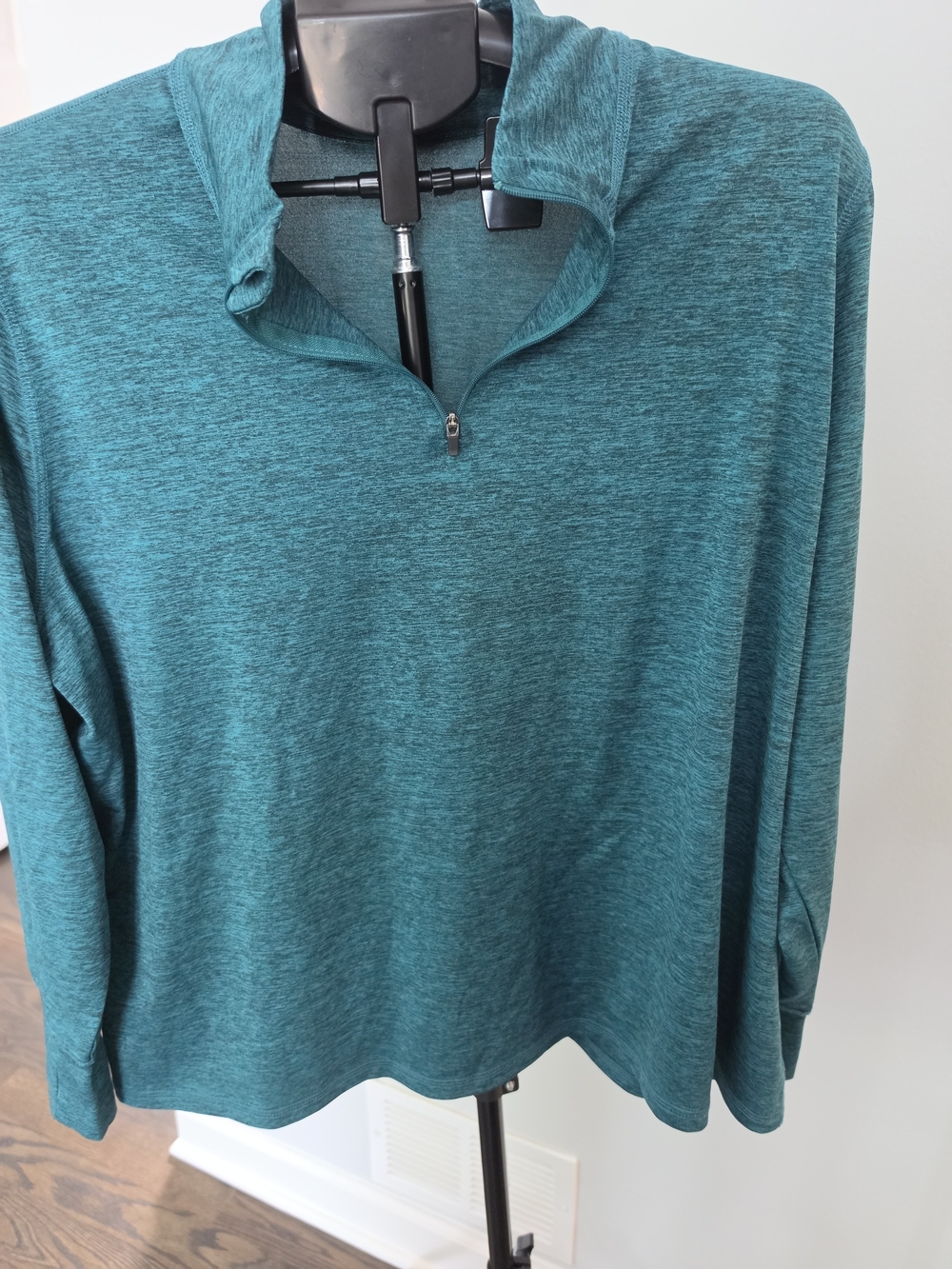 Ideology Teal Quarter-Zip Women's Pullover Jacket